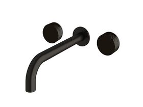 Sussex Pure Bath Set 250mm with Diamond Textured Handles PVD Matte Black