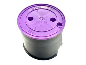 Enki Round Valve Box Reclaimed Water 150mm
