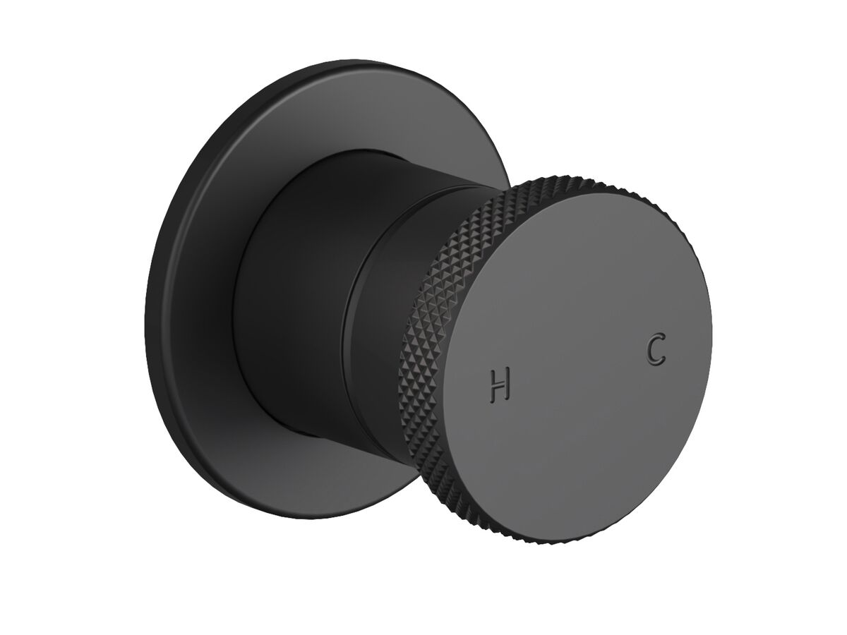 Hero - Faucet Strommen Vara Disc Shower Mixer Tap Kit Matte Black Lead Free