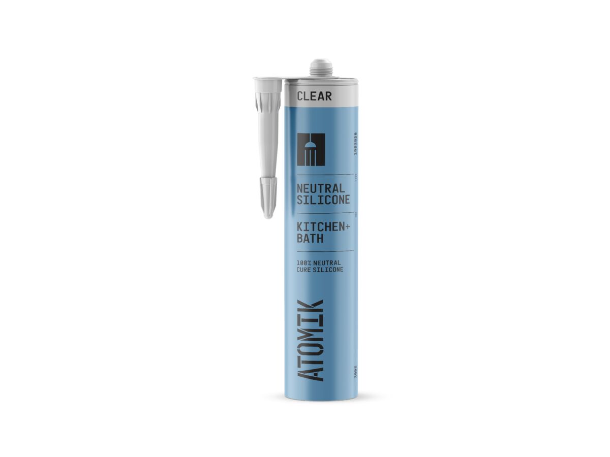 Atomik Kitchen & Bathroom Neutral Silicone Clear 300G
