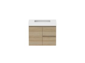 Hero - Posh Domaine 750mm Wall Hung Vanity Unit Conventional 90mm Top