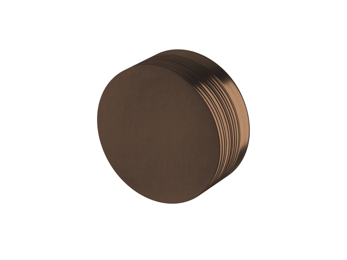 Sussex Pure Progressive Shower/Bath Mixer Tap with Cirque Textured Handle PVD Brushed Bronze