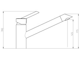 Nobili Oz T2 Sink Mixer Chrome (4 Star)