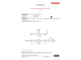 Specification Sheet - Sussex Scala Double Toilet Roll Holder Chrome