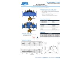 Specification Sheet - Wilkins Reduced Pressure Zone