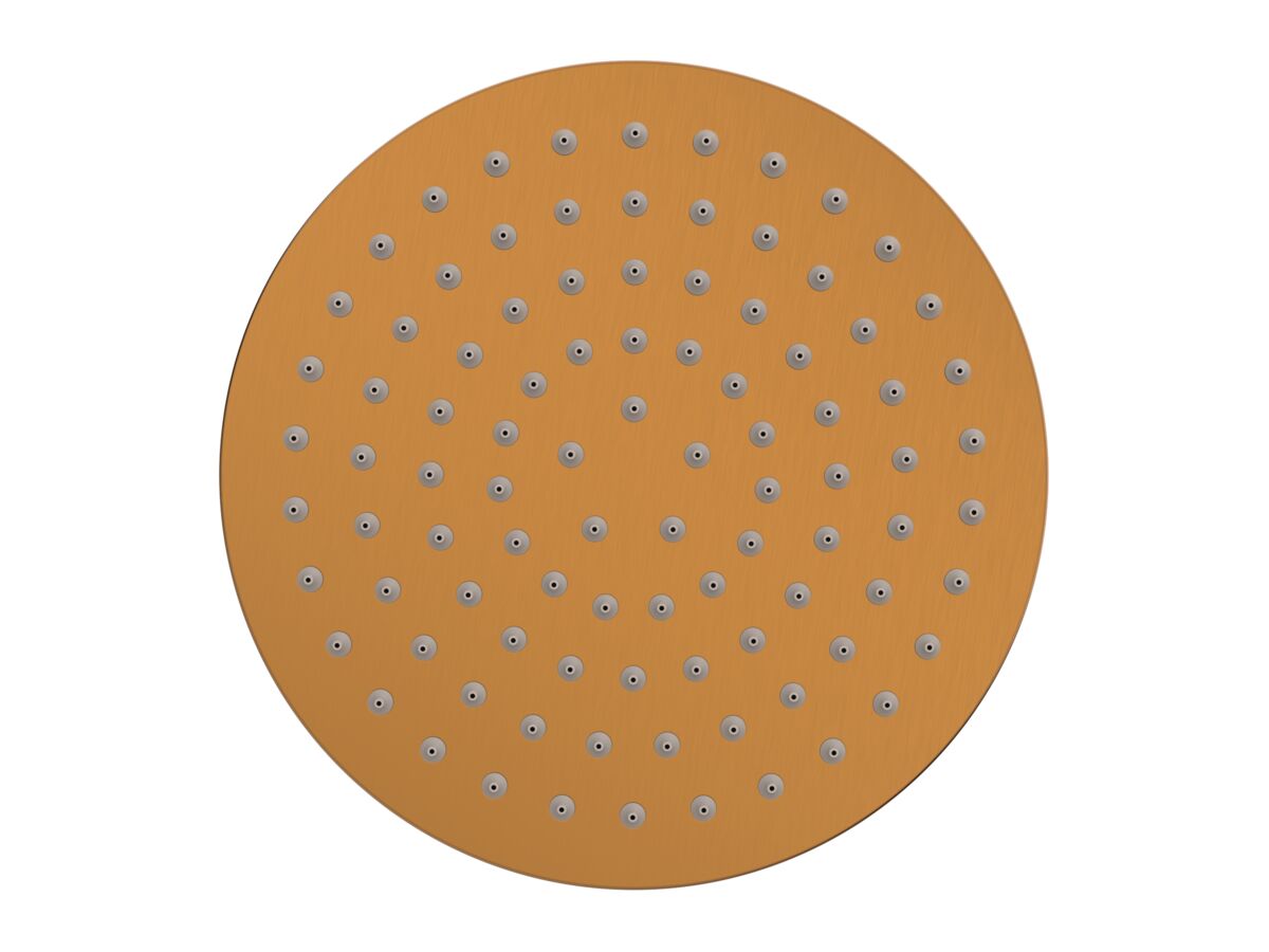 Supporting Image - Mizu Drift Brass Overhead Shower 200mm Brushed Bronze 3 Star