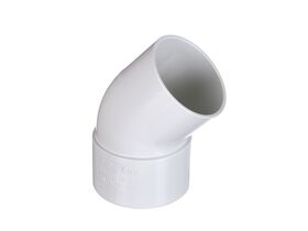 DWV Plain Bend 50mm x 45 Deg Male / Female