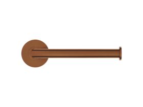 Supporting Image 2 - Mizu Drift Reversible Toilet Roll Holder Brushed Bronze - Front