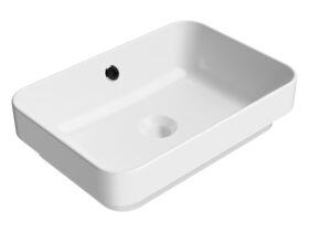 Hero - Posh Domaine Rectangle Semi Inset Basin with Overflow 450mm x 310mm White