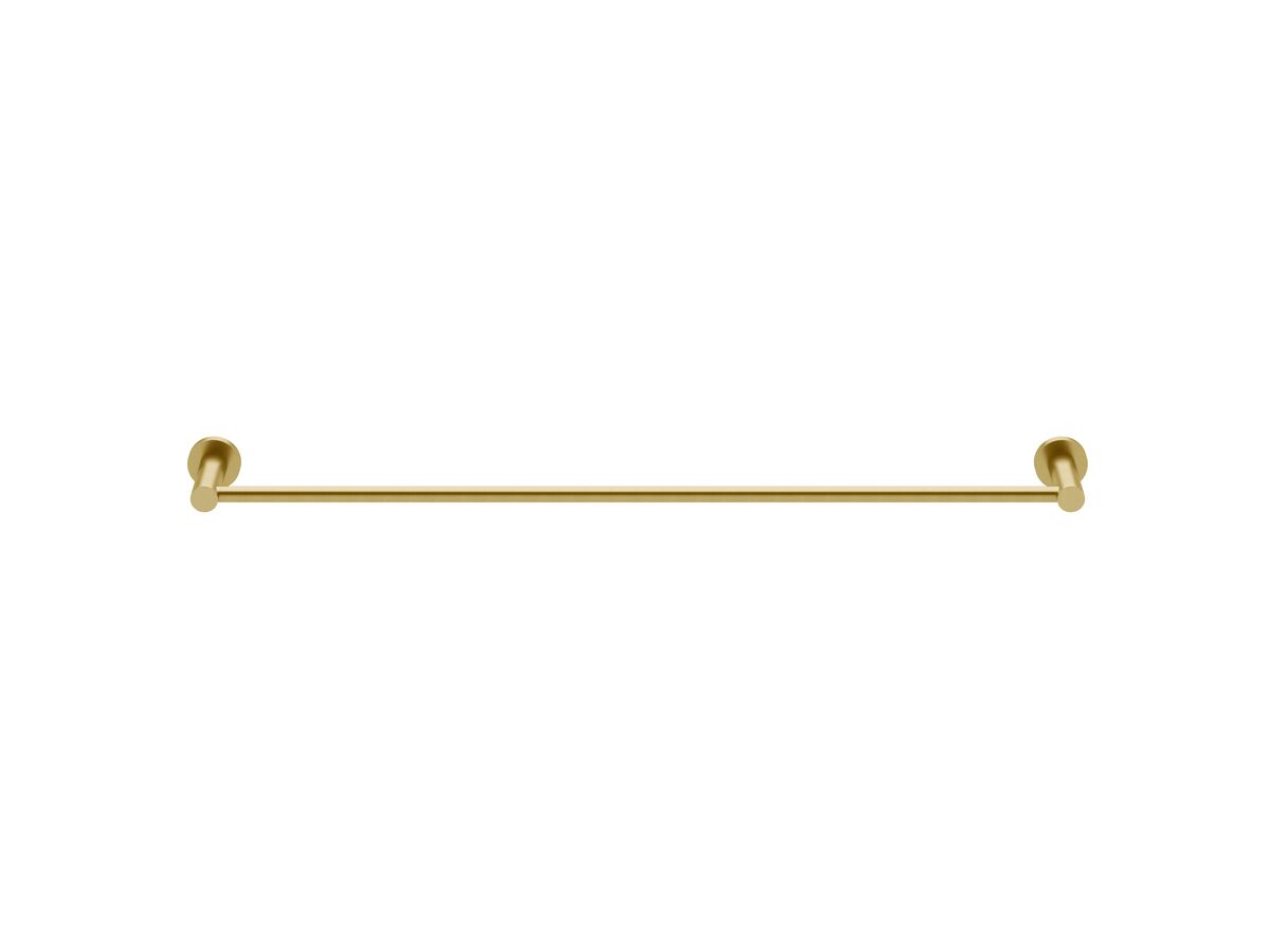 Sussex Pure Single Towel Rail 600mm PVD Brushed Gold