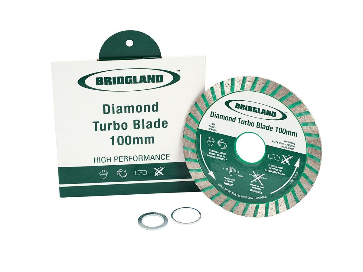 Bridgland Diamond Turbo Blade 100mm