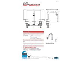 Technical Guide - Mizu Drift Swivel Basin Set Chrome (4 Star)