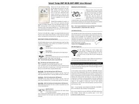 User Manual - Smart Temp SMT-80 Manual Thermostat
