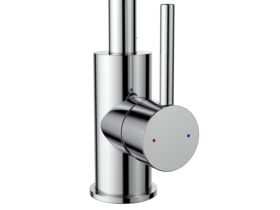 Supporting Image - Posh Bristol Pin Gooseneck Sink Mixer Tap Chrome (4 Star) Lead Free - Handle