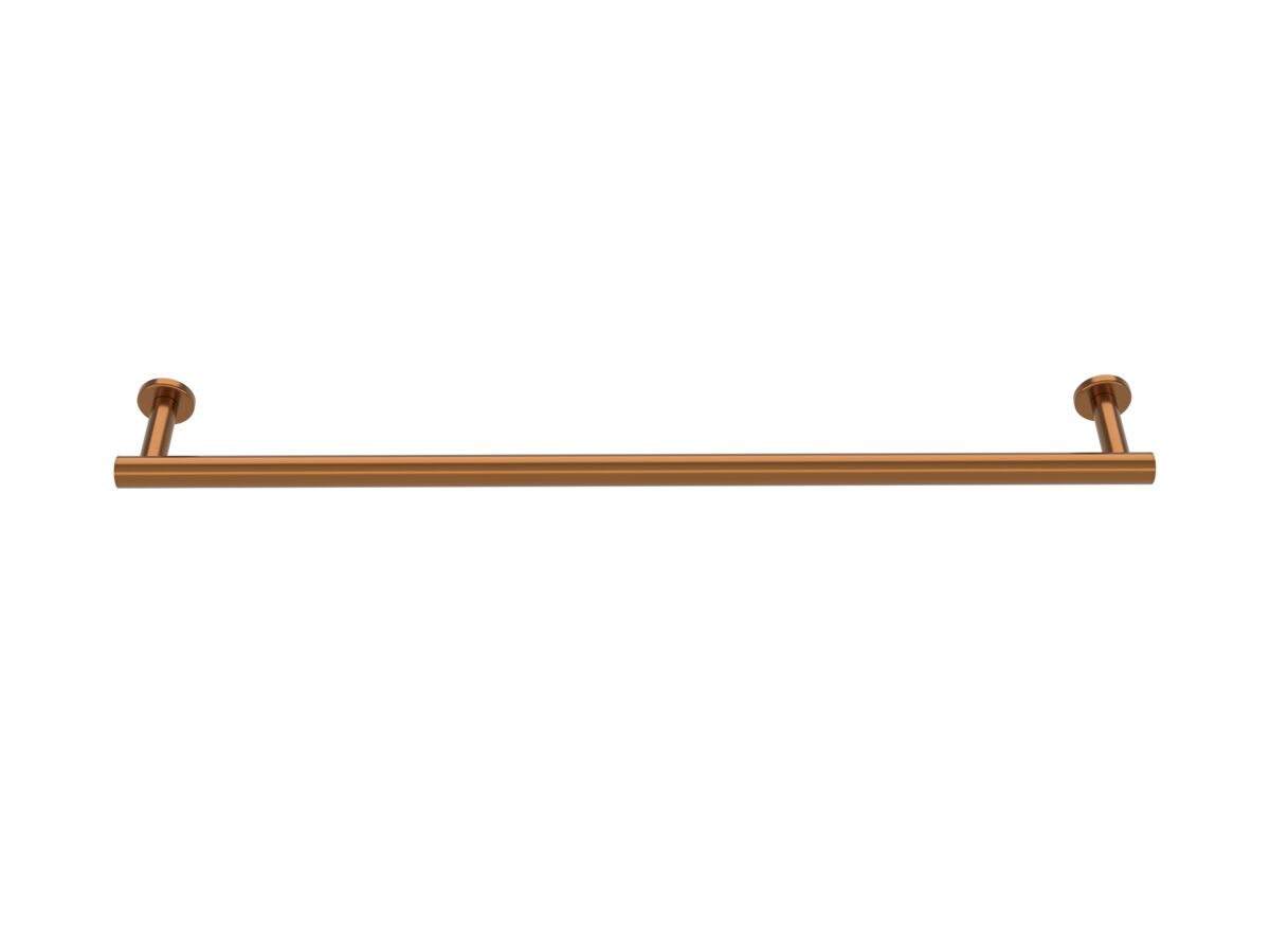 Supporting Image - Mizu Drift Single Towel Rail 700mm Brushed Bronze - Front