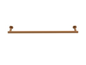 Supporting Image - Mizu Drift Single Towel Rail 700mm Brushed Bronze - Front