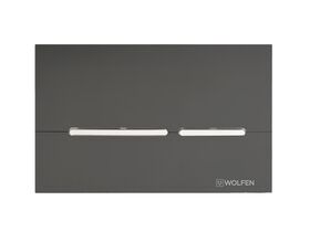 Wolfen Button and Plate ABS Grey and Chrome