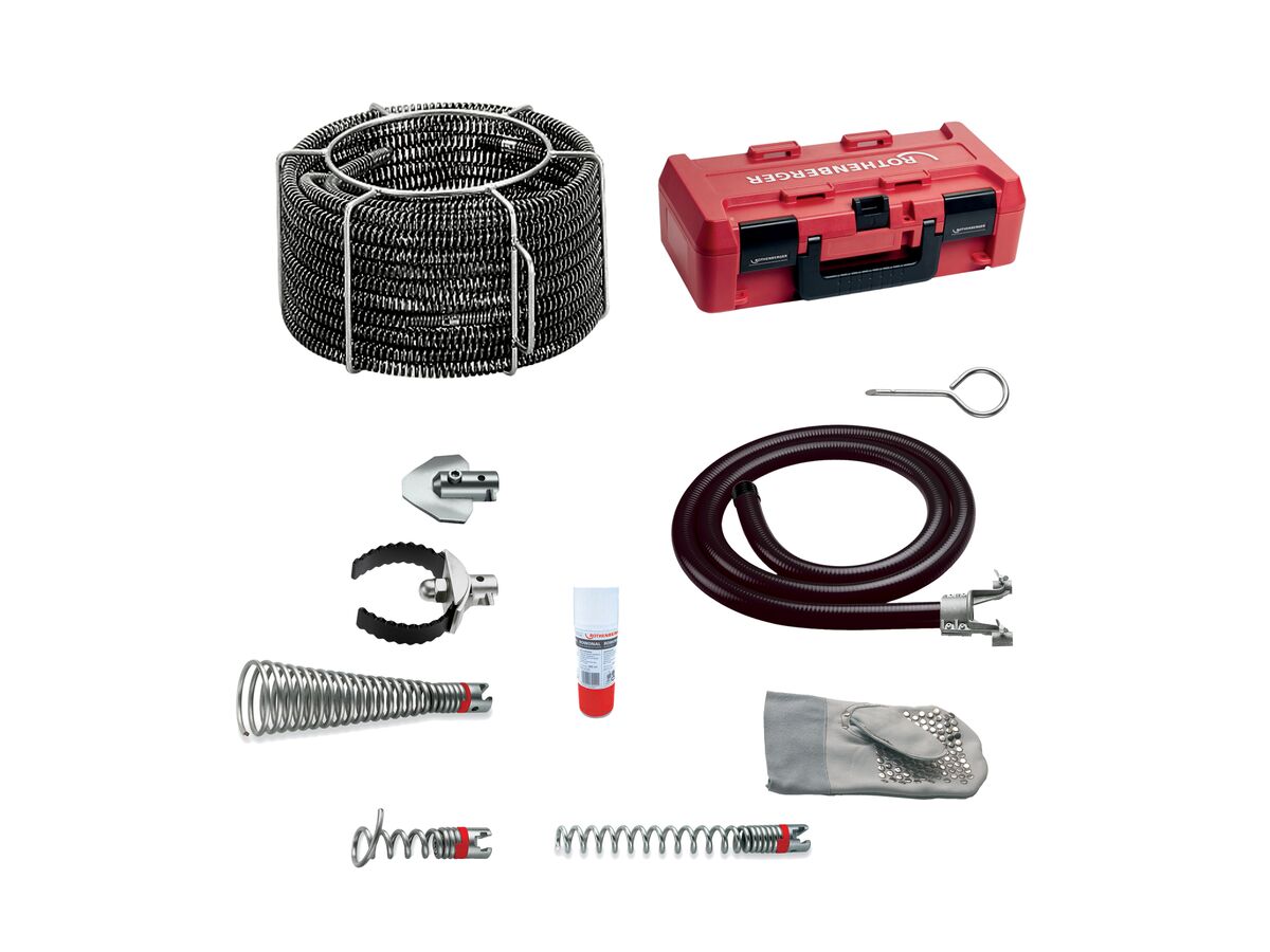 Rothenberger Spiral & Tool Set 1-1/4"