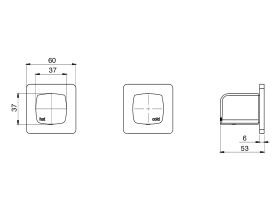 Milli Glance Wall Top Assemblies (Pair)