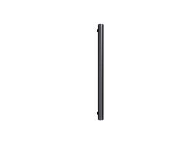 Hydrotherm Pure Vertical Single Heated Towel Rail 900 x 38mm PVD Brushed Gunmetal