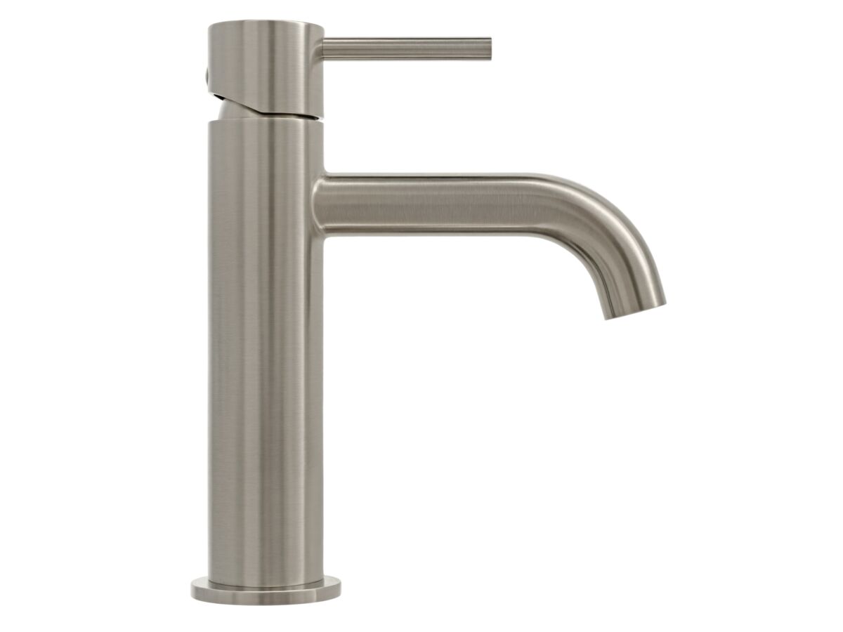 Supporting Image 1 - Mizu Drift Basin Mixer Curved Spout Brushed Nickel (6 Star) Lead Free