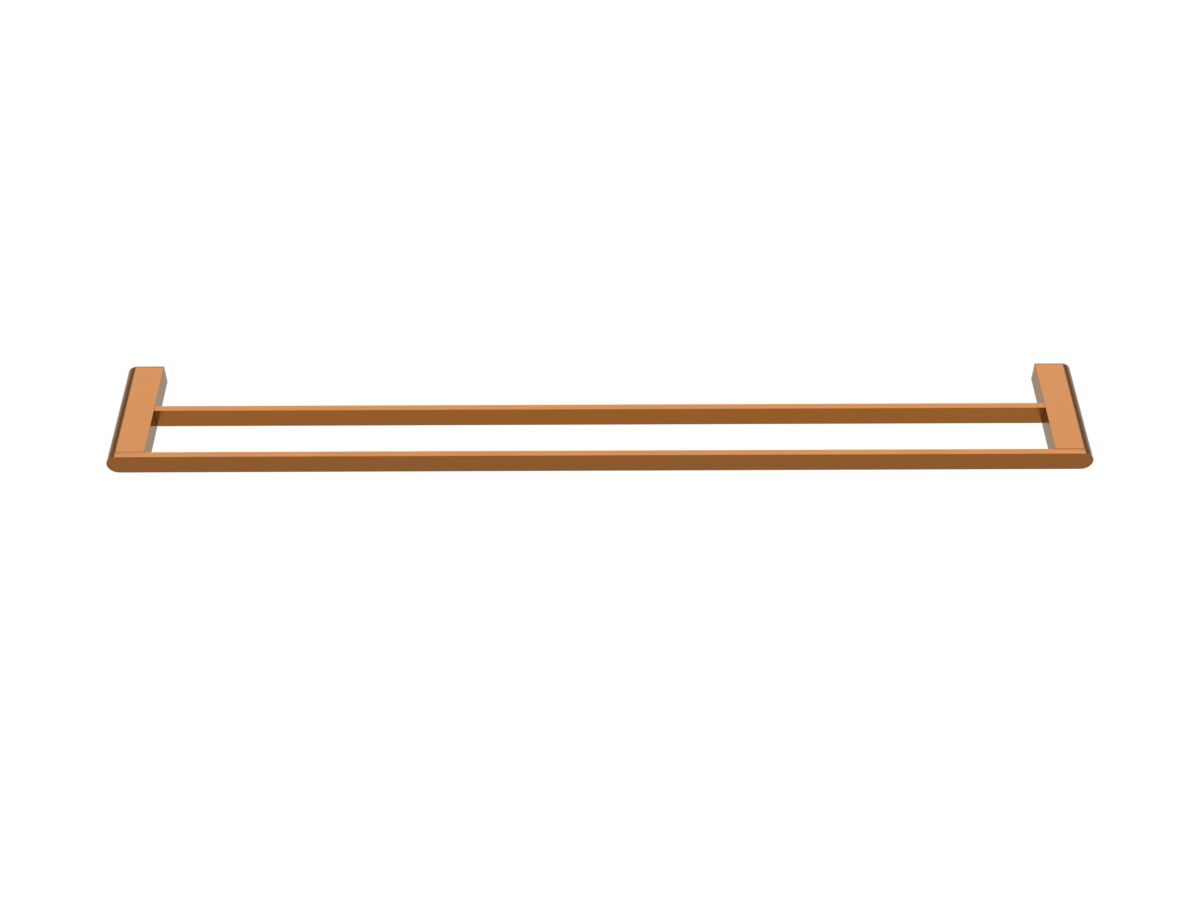 Supporting Image - Mizu Soothe Double Towel Rail 900mm Brushed Bronze - Front