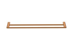Supporting Image - Mizu Soothe Double Towel Rail 900mm Brushed Bronze - Front