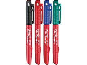 Milwaukee Inkzall Colour Markers (Pack 4)