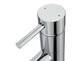 Supporting Image - Posh Bristol Pin Swivel Basin Mixer Tap Chrome (5 Star) Lead Free - Handle
