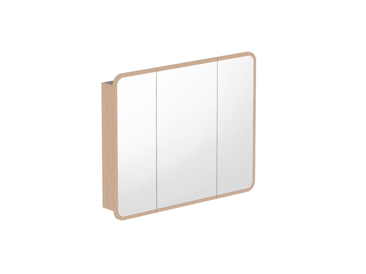 Supporting Image - Kado Lux Framed 3 Door Mirror Shaving Cabinet 1050mm x 840mm