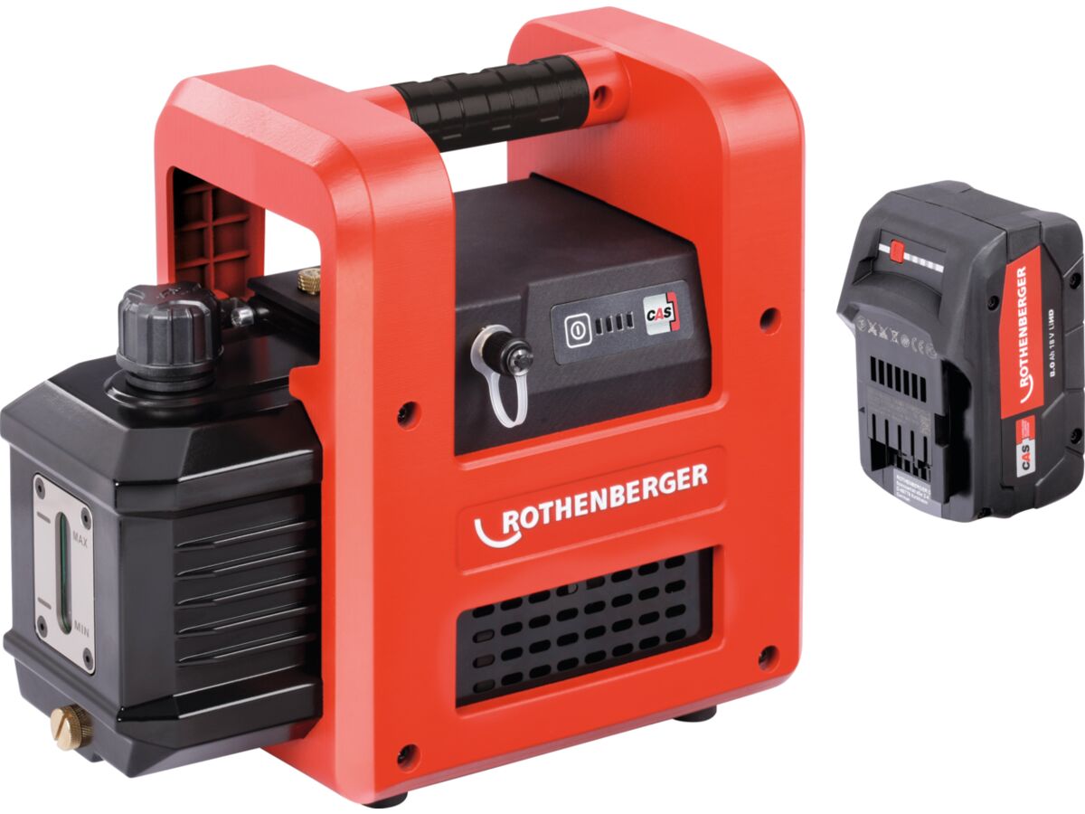 Rothenberger Battery Operated Roairvac R32 5.0 CL Vacuum Pump 142L/Min Skin