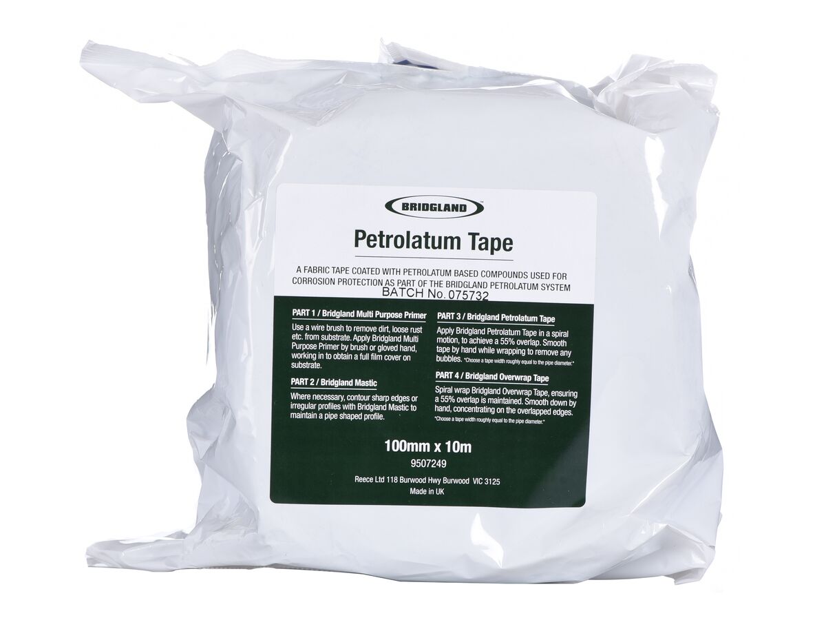 Bridgland Petrolatum Tape 100mm x 10mtr