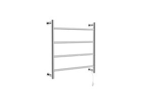 Posh Solus MK2 Heated Towel Rail 700mm x 700mm Polished Stainless Steel
