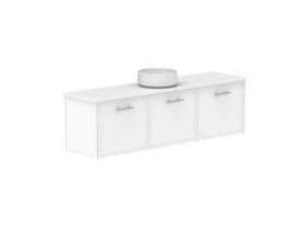 Supporting Image - Kado Lux Ensuite All Door 1500mm Wall Hung Centre Basin 20mm Top Shaker