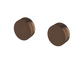 Sussex Pure Progressive Dual Mixer Tap System with Cirque Textured Handles PVD Brushed Bronze