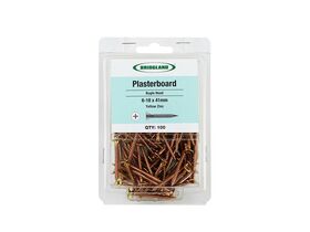 Bridgland Bugle Screw Plasterboard Yellow Zinc 6-18 x 41mm (100)