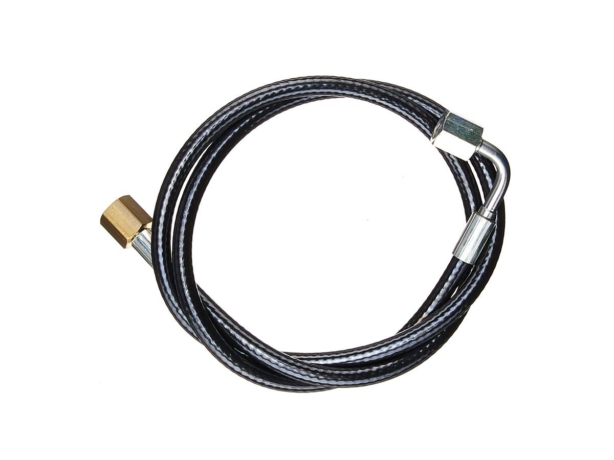 Flexline 1/4" Female with Schrader 1000mm x 4mm ST/90 F03284