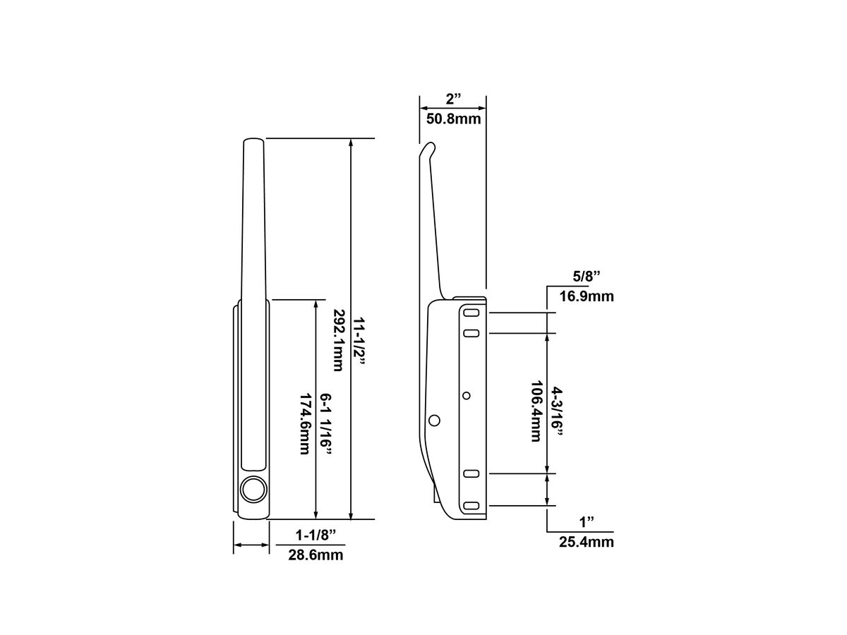 Kason Latch With Strike K17104