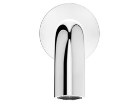 Supporting Image 2 - Mizu Drift Wall Basin/Bath Outlet Curve Spout 250mm Chrome (6 Star) Lead Free - Front