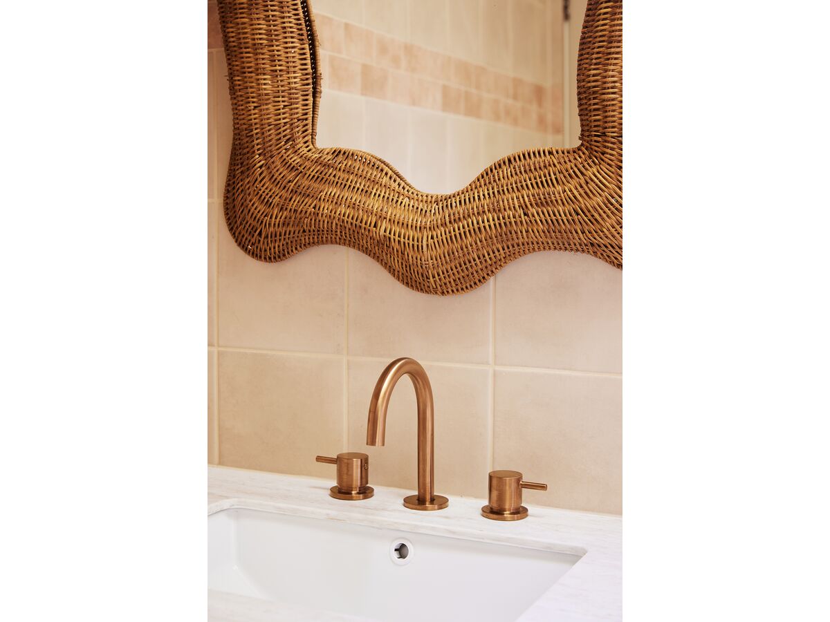 In Situ - Mizu Drift Basin Set Brushed Bronze (6 Star) Lead Free - On Vanity
