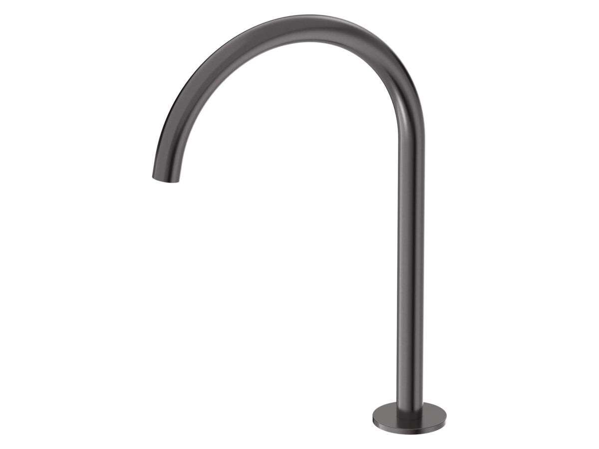 Hero - Mizu Extended Hob Swivel Outlet Brushed Gunmetal (5/6 Star) Lead Free