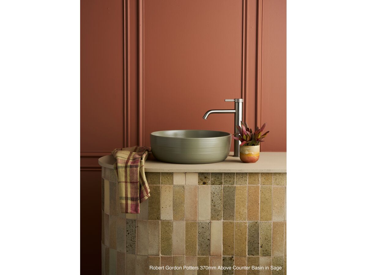 In Situ - Robert Gordon Potters 370mm Above Counter Basin in Sage