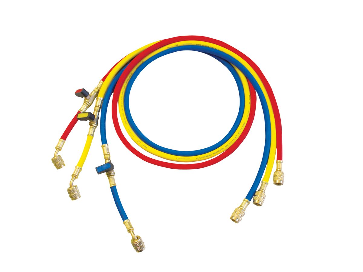 Rothenberger Set 3 Hoses with Ball Valves R22