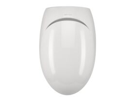 Supporting Image 3 - LAUFEN Alessi Rimless Wall Hung Pan with Soft Close Seat White (4 Star) - Top