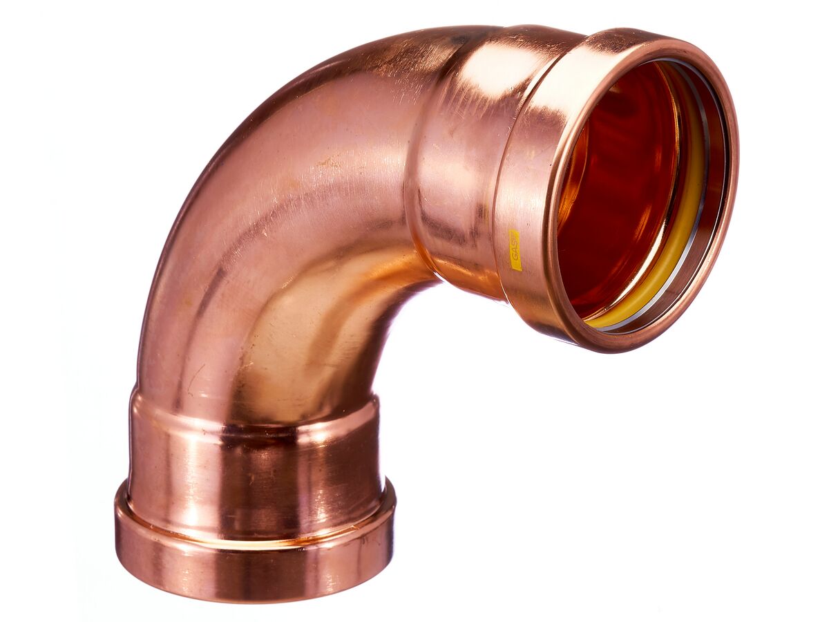 >B< Press Gas Elbow 90 Degree x 80mm