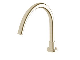 Sussex Scala Hob Spa Outlet Curved LUX PVD Brushed Platinum Gold