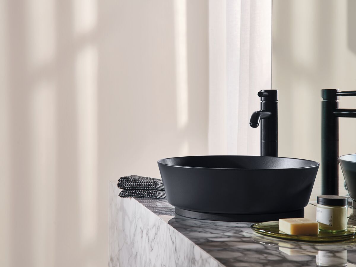 Alape Scopio Counter Basin 375mm Matte Black