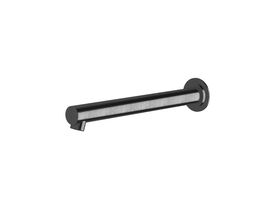 Sussex Scala Bath Wall Outlet 250mm LUX PVD Brushed Smoked Gunmetal