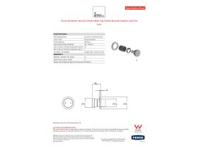 Specification Sheet - Faucet Strommen Vara Disc Shower Mixer Tap Trimset Brushed Graphite Lead Free