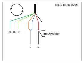 Wiring Diagram - Solerpalau Fan 450mm 1ph Hrb/6-451/32bmn